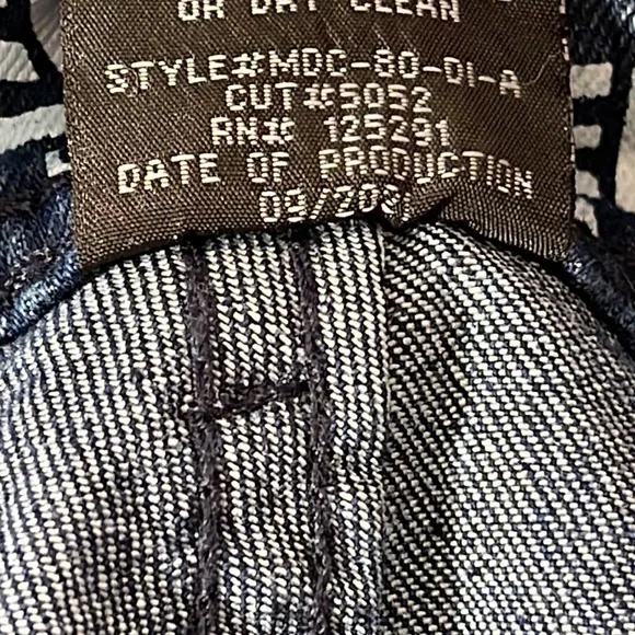 LEVEL 1 DENIM Super Skinny Fit Distressed Moto Jeans Size 32x32 - Picture 9 of 10